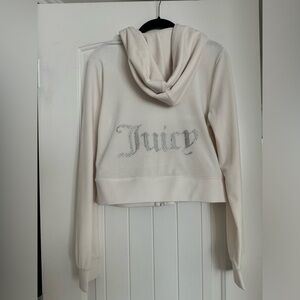 Juicy Couture Cream Hoodie Jacket